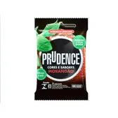 Preservativos Cores e Sabores Extra Grande Sabor Morango Prudence