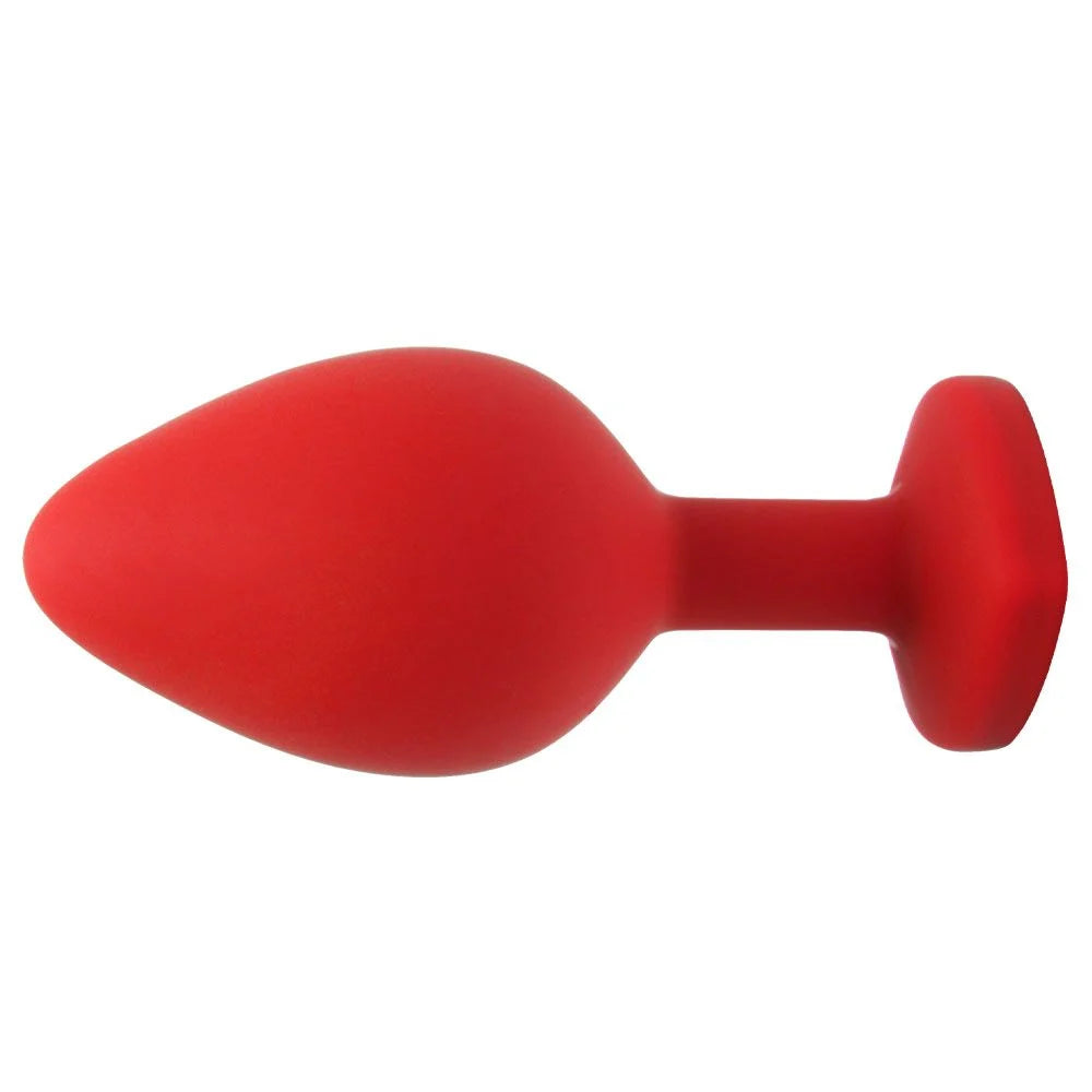 Plug Anal Silicone Coração M Sexy Import