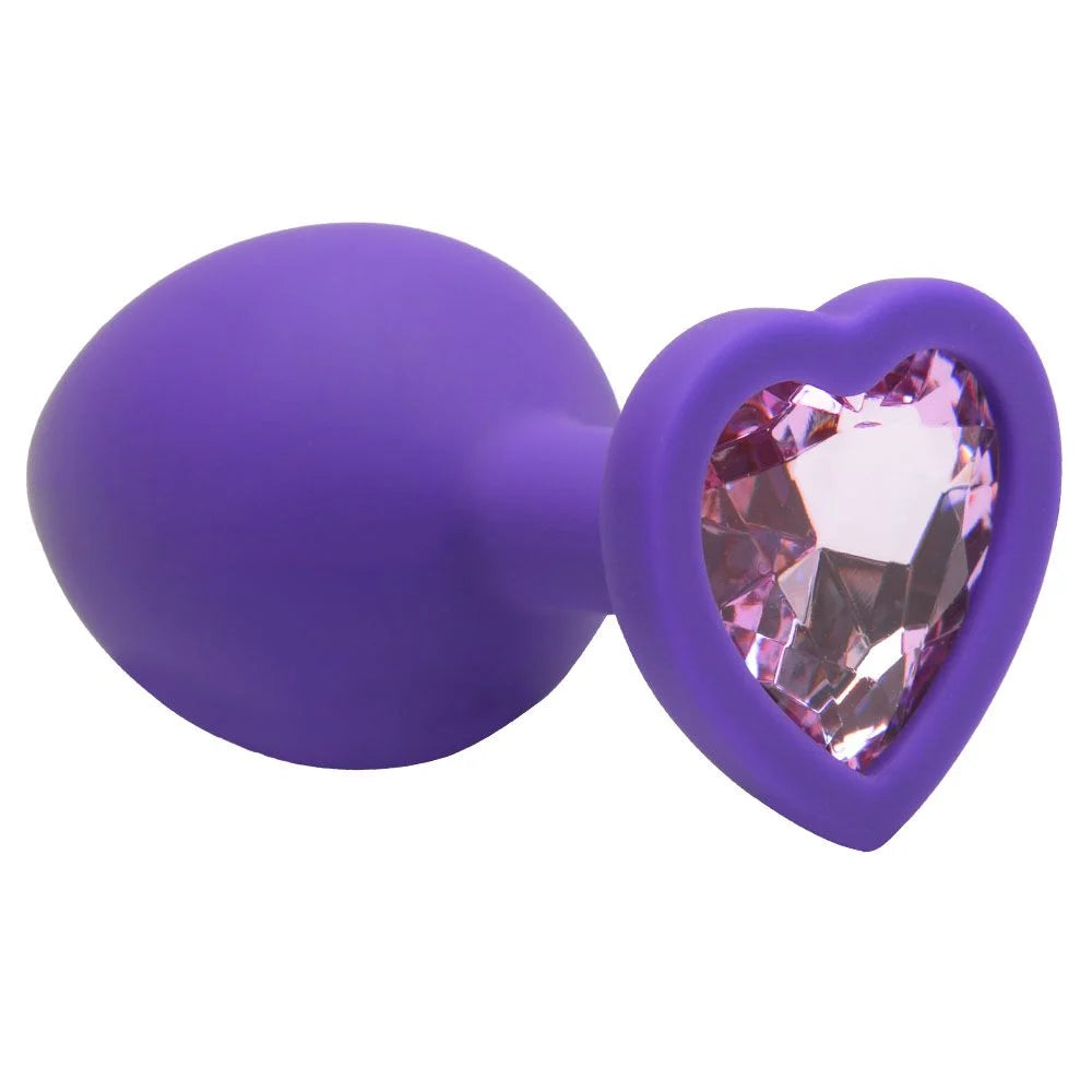 Plug Anal Silicone Coração M Sexy Import
