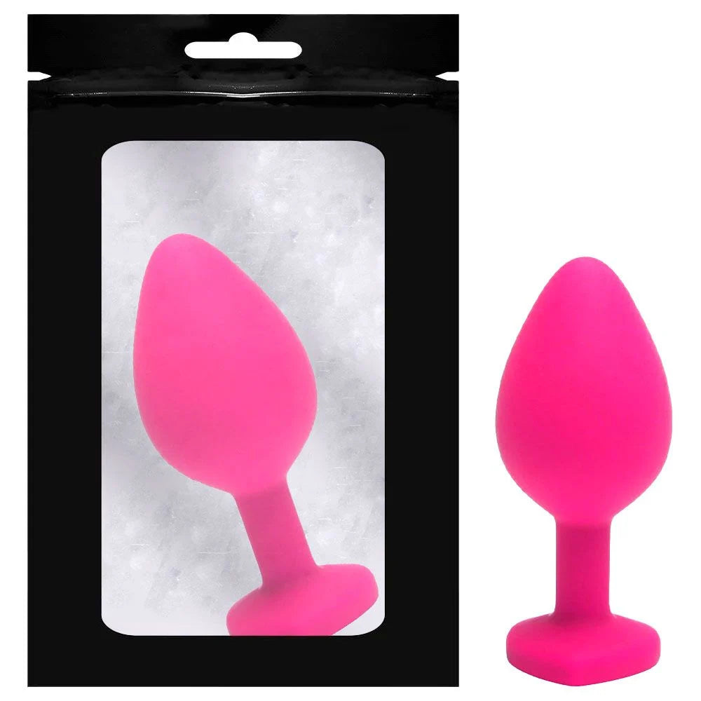 Plug Anal Silicone Coração M Sexy Import
