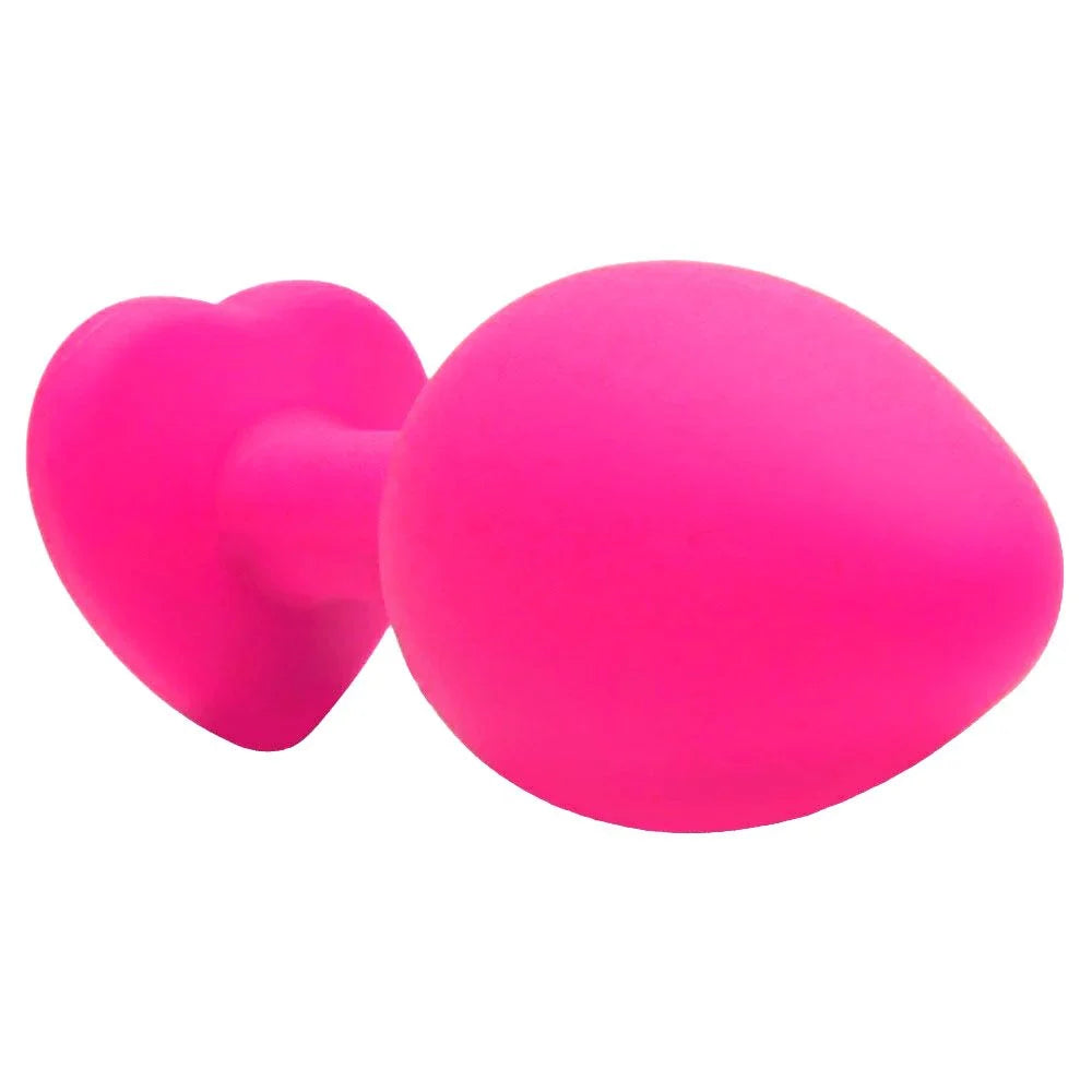 Plug Anal Silicone Coração M Sexy Import