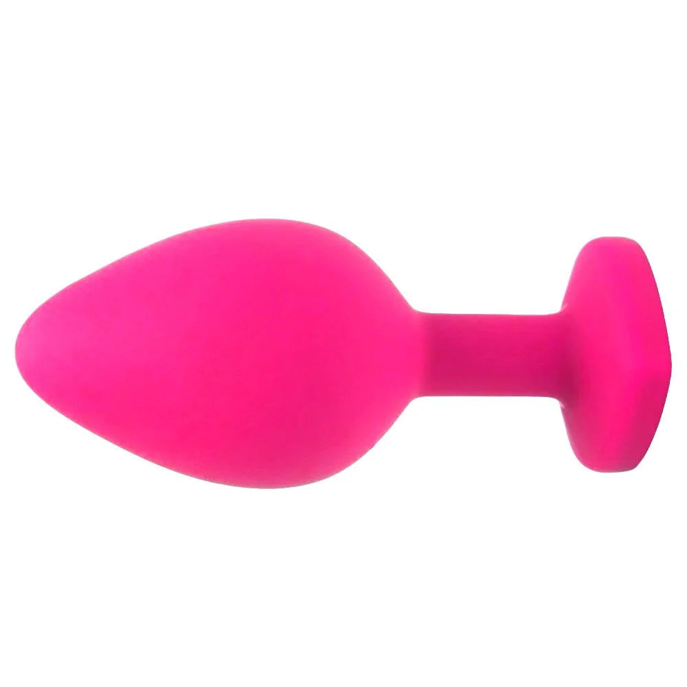 Plug Anal Silicone Coração M Sexy Import