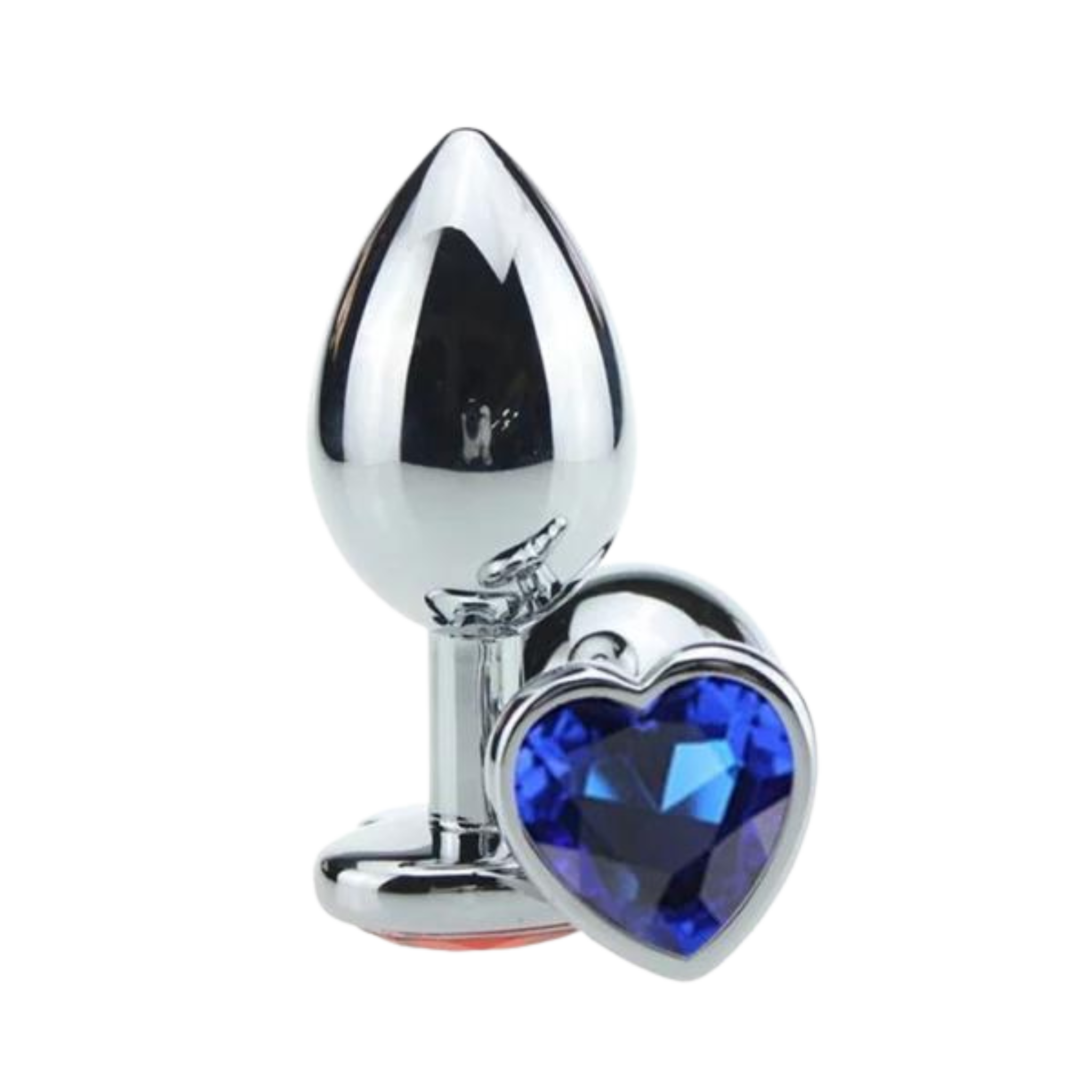 Plug Anal Cônico com Cristal Formato Coração M Sexy Import