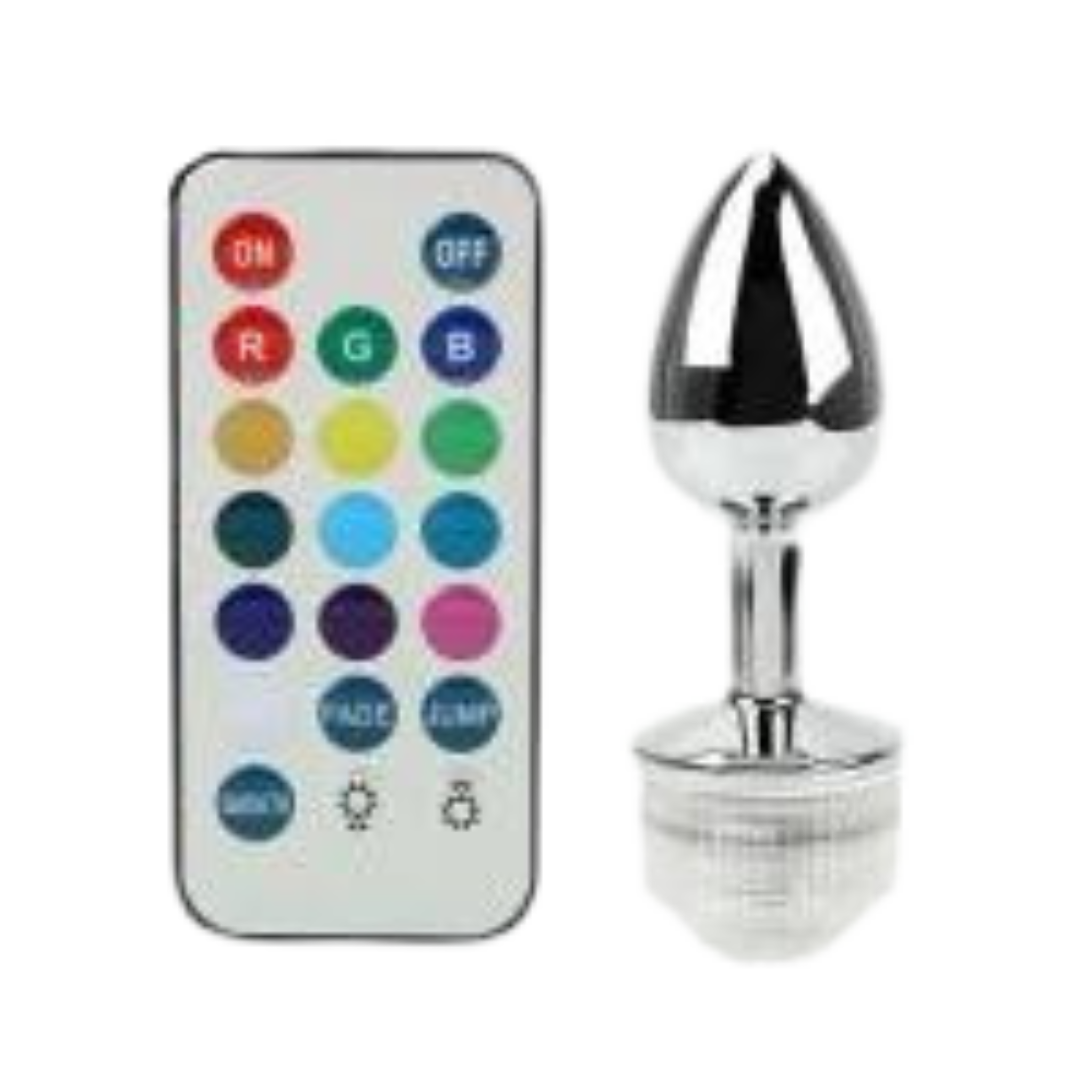 PLUG ANAL METAL LED MÉDIO GENERAL IMPORT