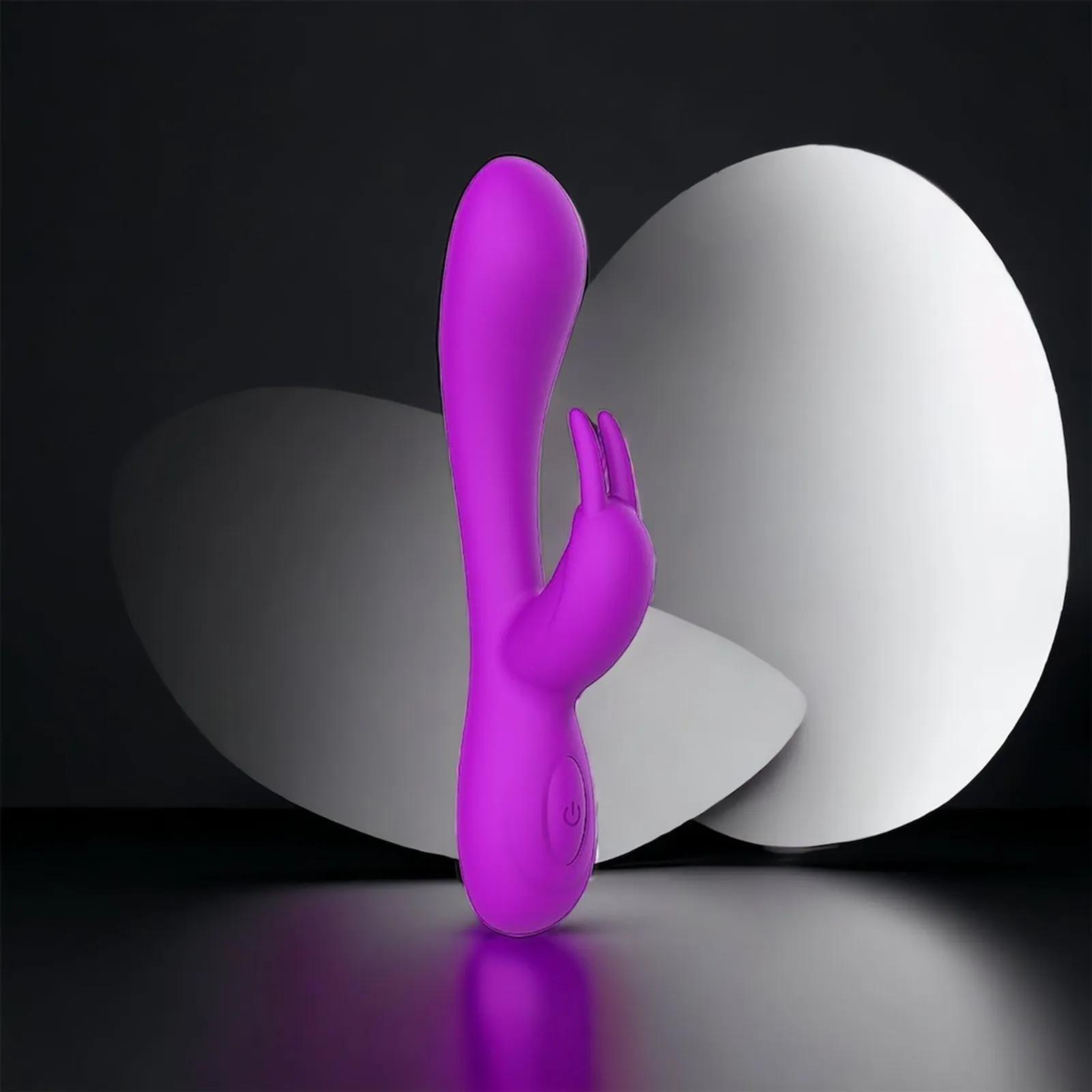 Vibrador Estimulador Ponto G e Clitóris Com Pulsação Interna e Estimulação Clitoriana