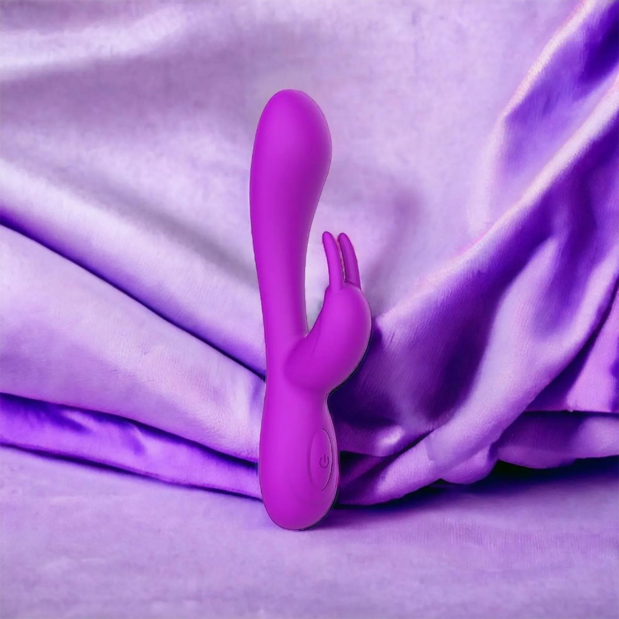 Vibrador Estimulador Ponto G e Clitóris Com Pulsação Interna e Estimulação Clitoriana