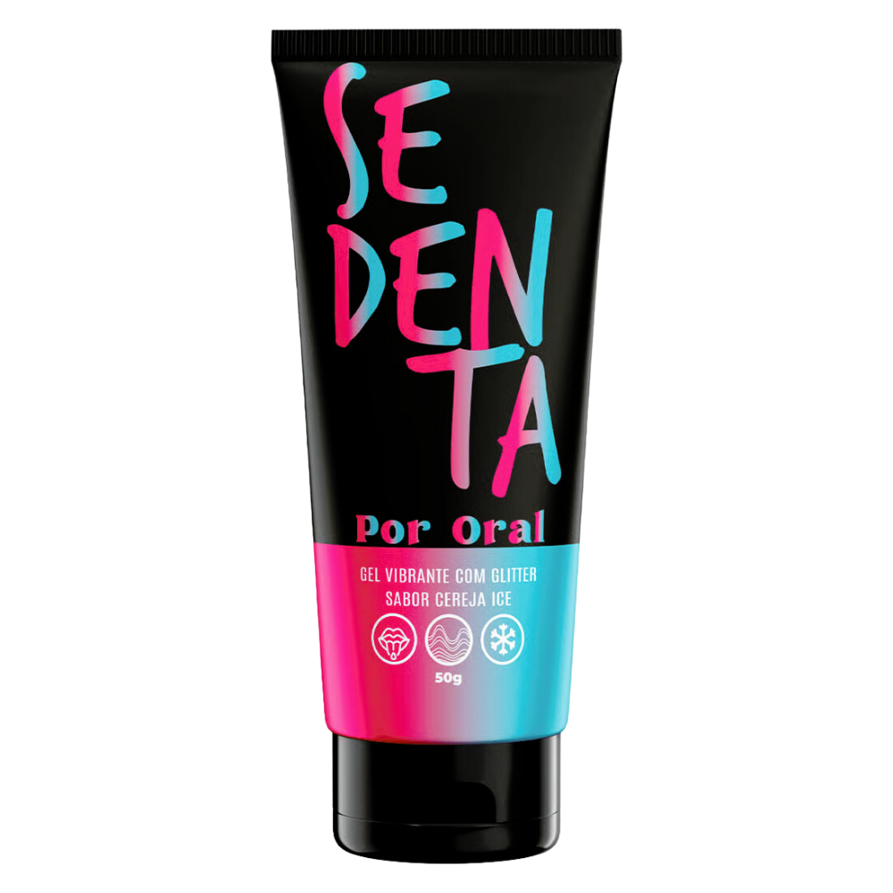 SEDENTA POR ORAL GEL COMESTÍVEL COM GLITTER 50G PEPPER BLEND