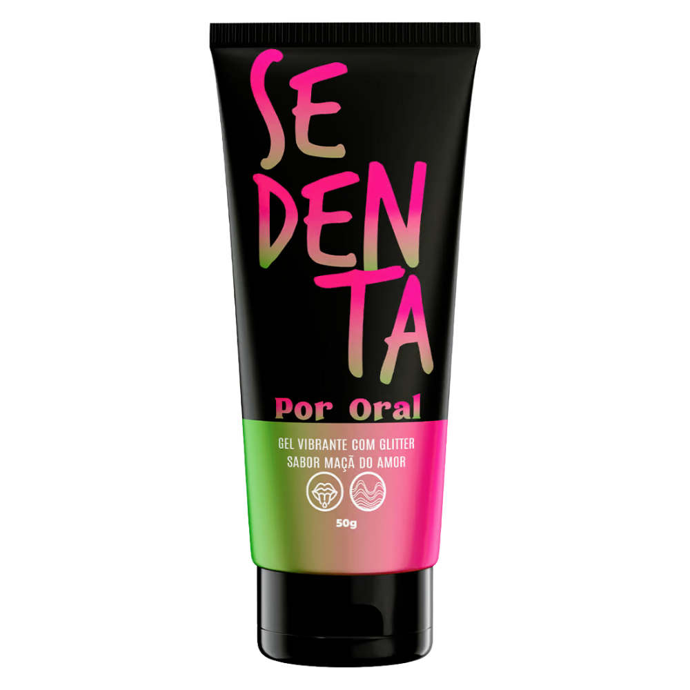 SEDENTA POR ORAL GEL COMESTÍVEL COM GLITTER 50G PEPPER BLEND
