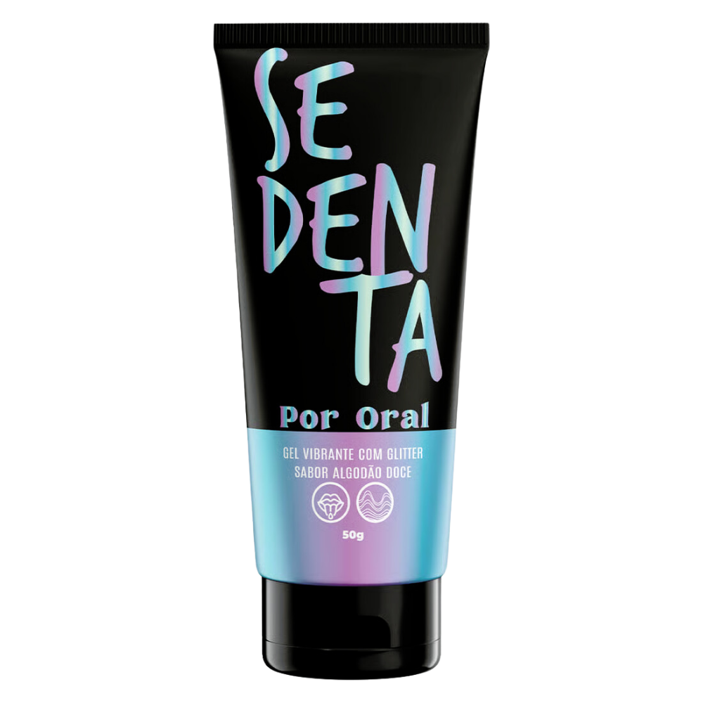SEDENTA POR ORAL GEL COMESTÍVEL COM GLITTER 50G PEPPER BLEND