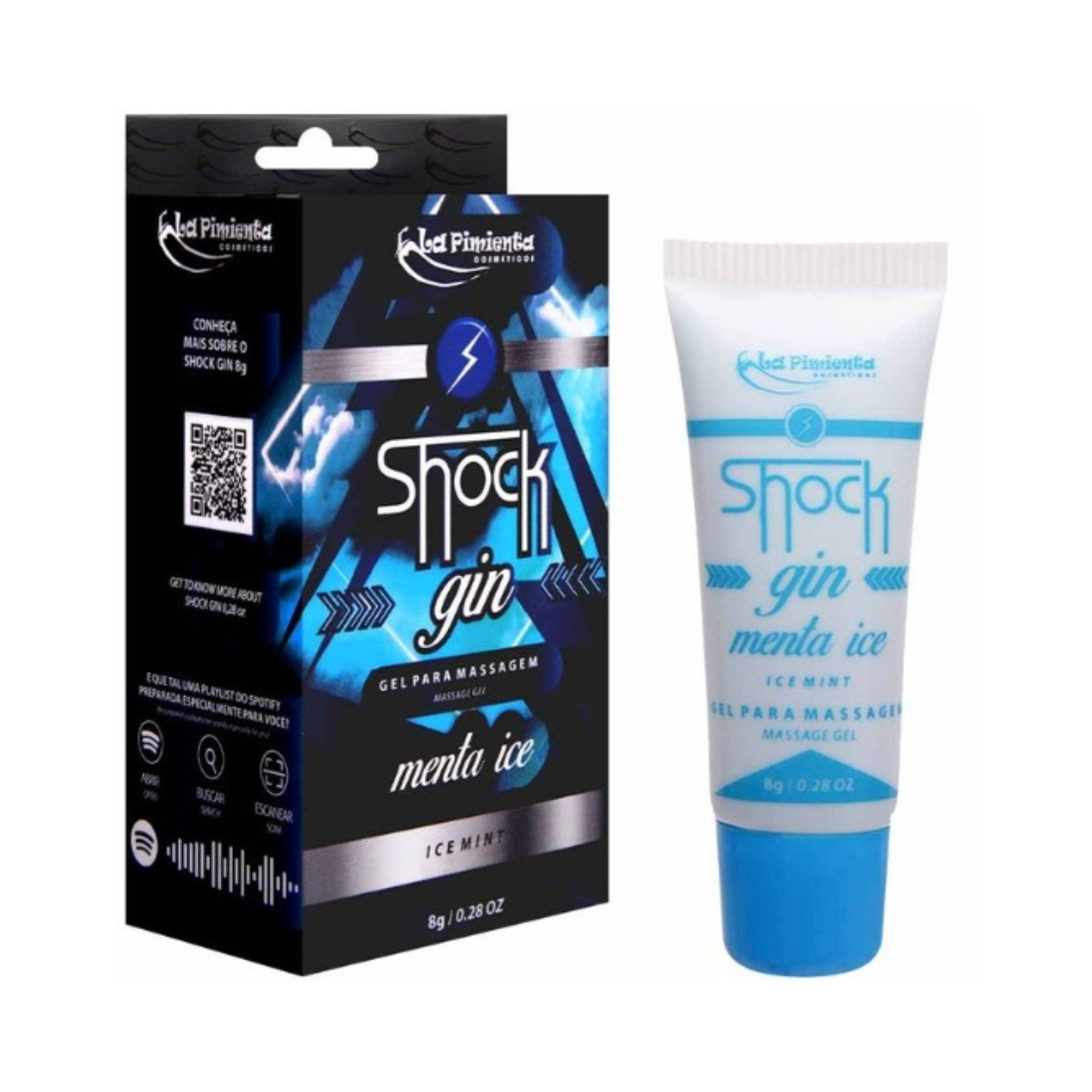 Shock Gin Vibrador Líquido 8G La Pimienta