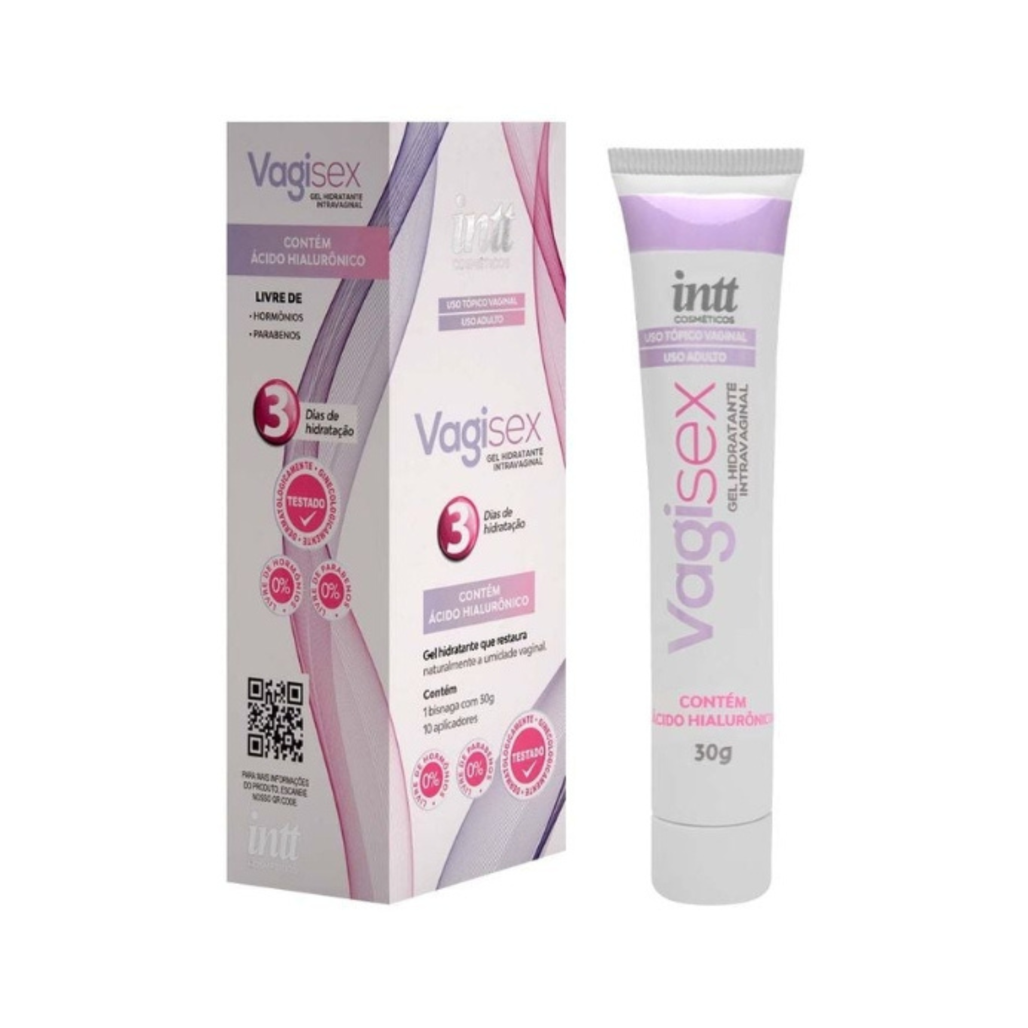 Vagisex Hidratante Vaginal 10 Aplicadores Intt