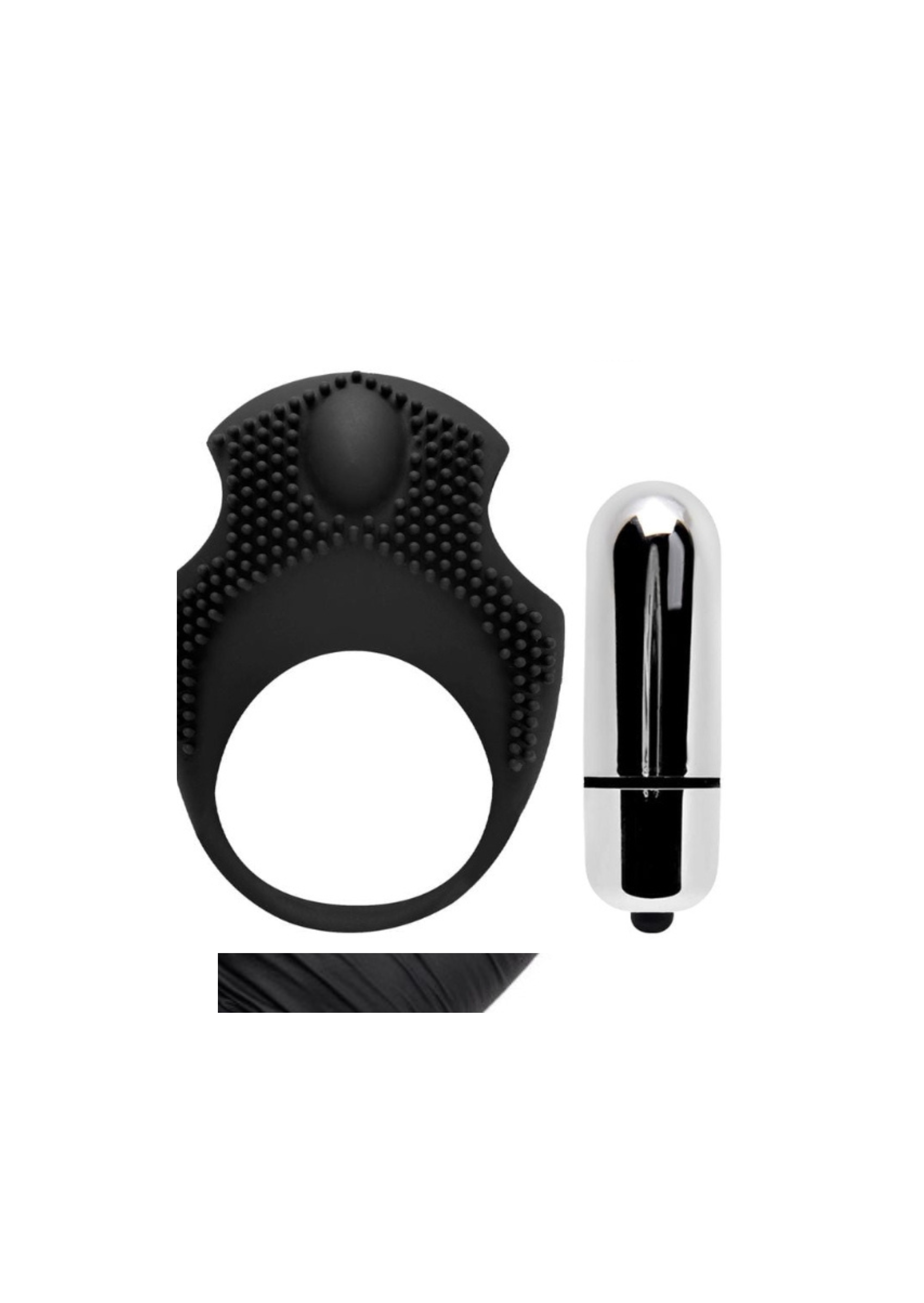 Anel Peniano Silicone Cirúrgico Cápsula Vibratória Vipmix