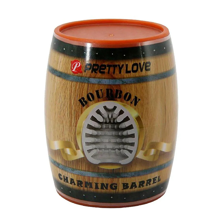Masturbador Masculino em Formato de Barril Bourbon Sexy Import