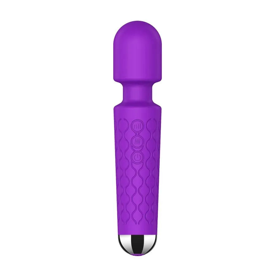 Compre Mais Pague Menos Vibrador Varinha Mágica com 20 Modos de Vibração e 8 Níveis de Velocidade Vip Mix + SEDENTA MOLHADA GEL DESLIZANTE NEUTRO 50G PEPPER BLEND