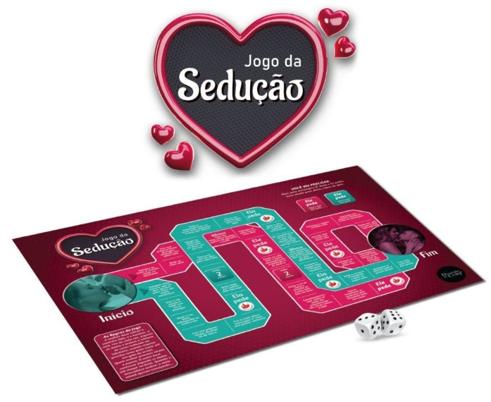 Jogo Da Sedução Tabuleiro E Dados Diversão Ao Cubo