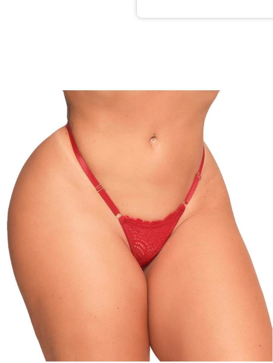 Fio Dental Tailandesa Vermelho Strass Frases Tallyta