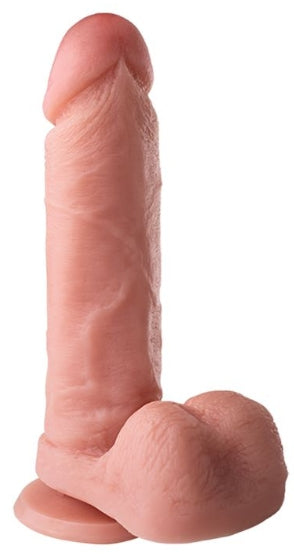 Prótese Maciça Realística Com Ventosa 19 X 4,5Cm Soulsex