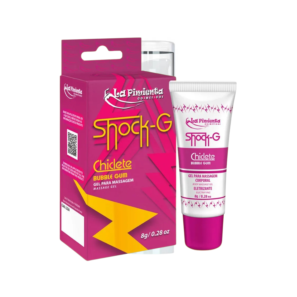 Shock Gin Excitante Elétrico Beijável 8g La Pimienta