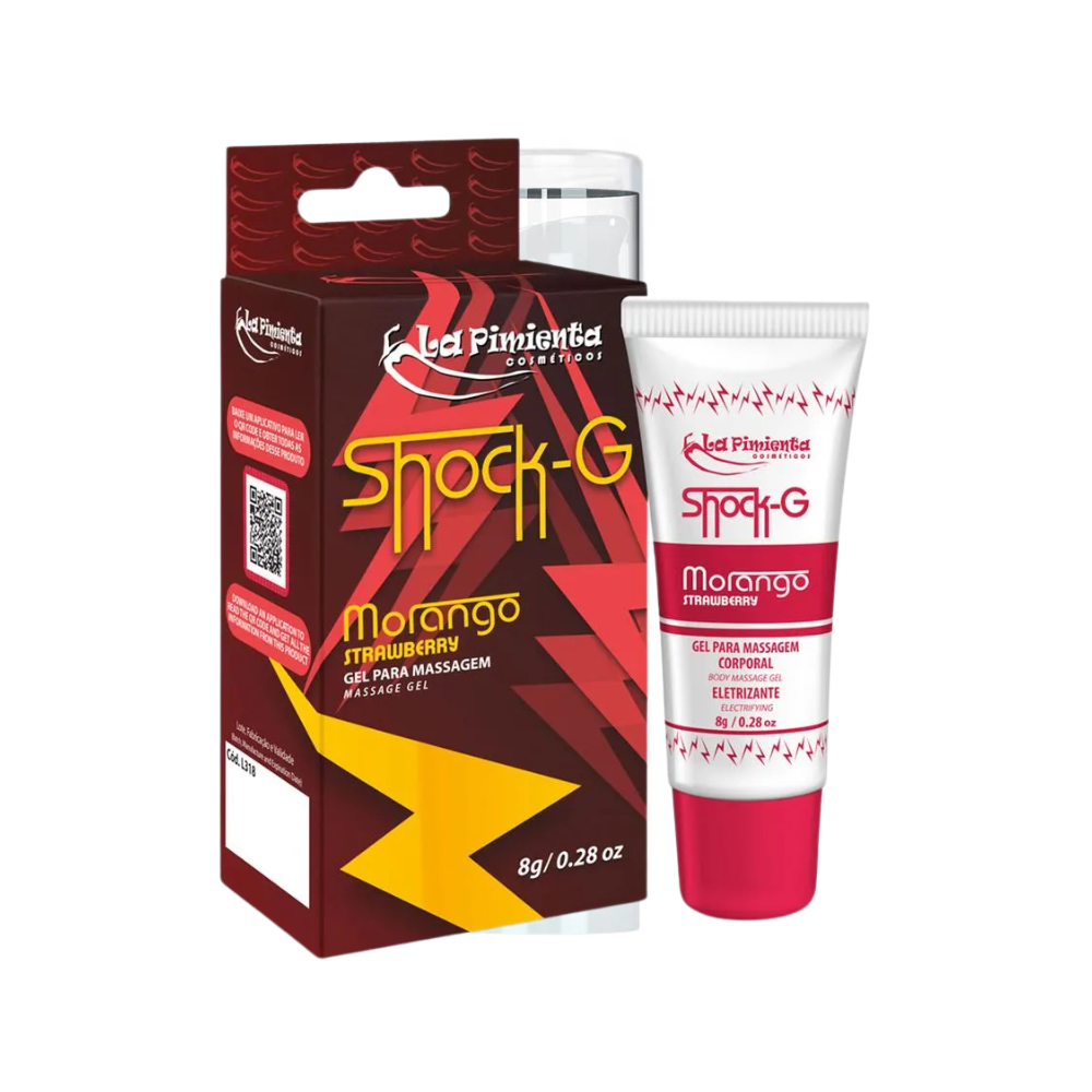 Shock Gin Excitante Elétrico Beijável 8g La Pimienta