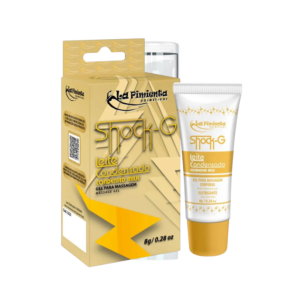 Shock Gin Excitante Elétrico Beijável 8g La Pimienta