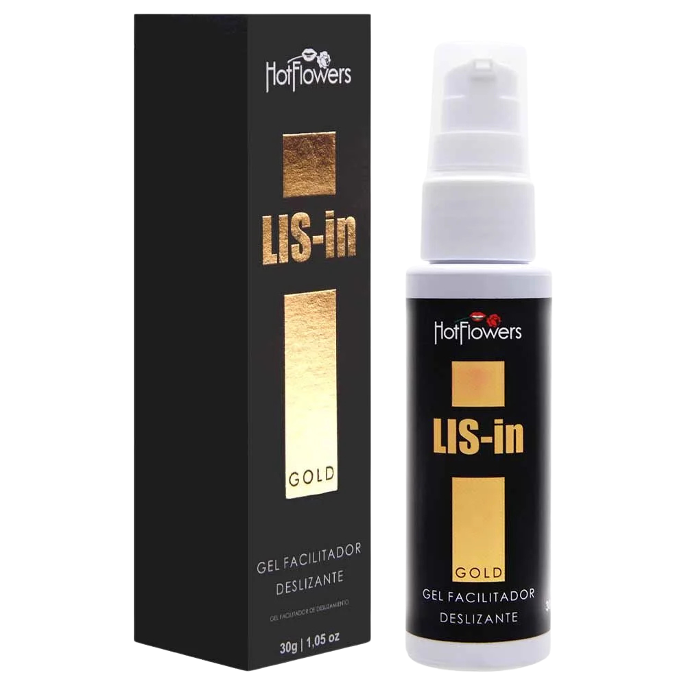 Lis-In Gold Gel Anal Facilitador 30G Hot Flowers