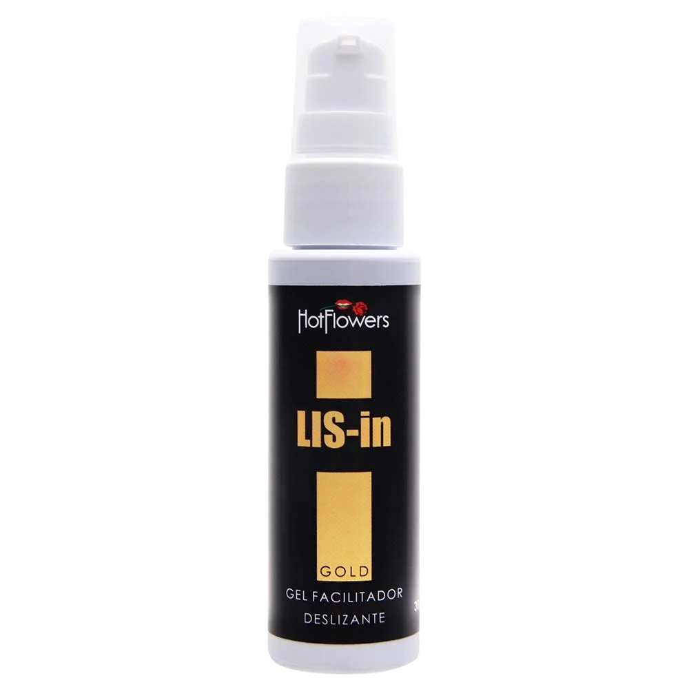 Lis-In Gold Gel Anal Facilitador 30G Hot Flowers
