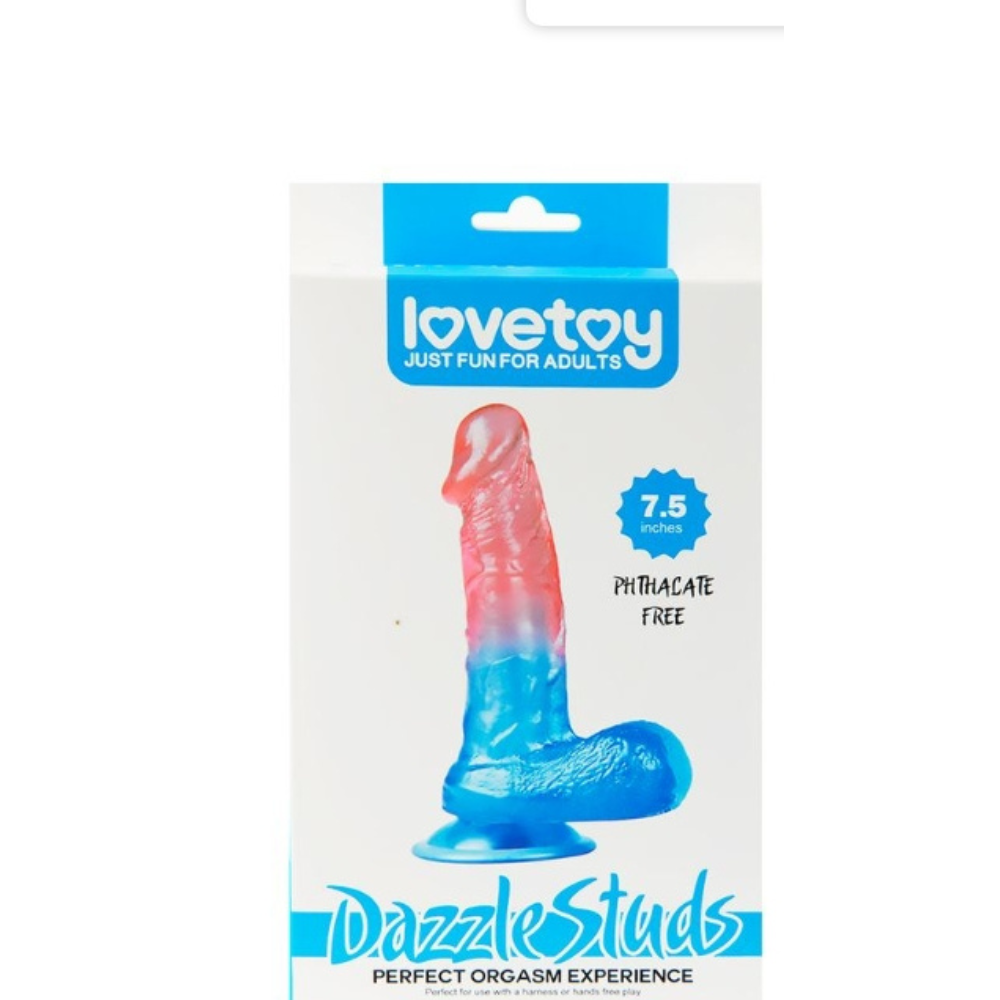 Prótese Realística Dazzle Studs Lovetoy 17 X 4Cm Sexy Import