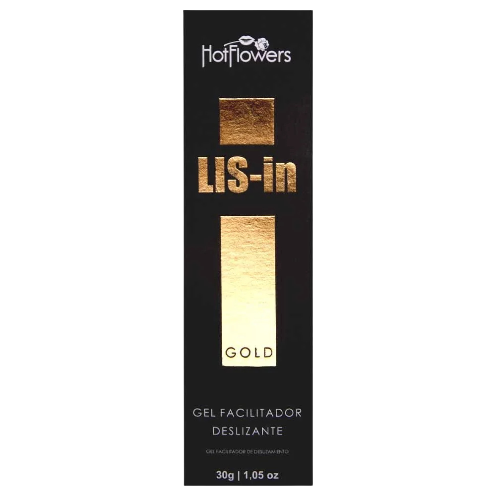 Lis-In Gold Gel Anal Facilitador 30G Hot Flowers