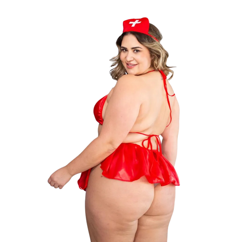 Fantasia Bombeira Plus Size Hot Love