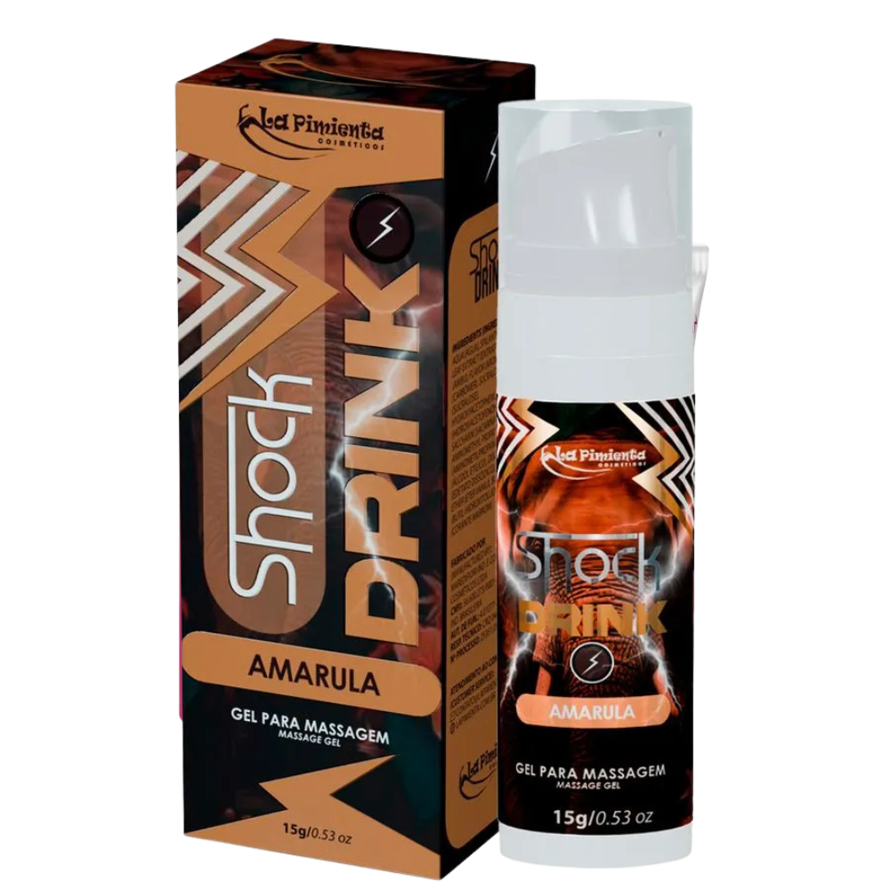 Shock Drink Gel Vibrador Liquido Excitante 15g La Pimienta