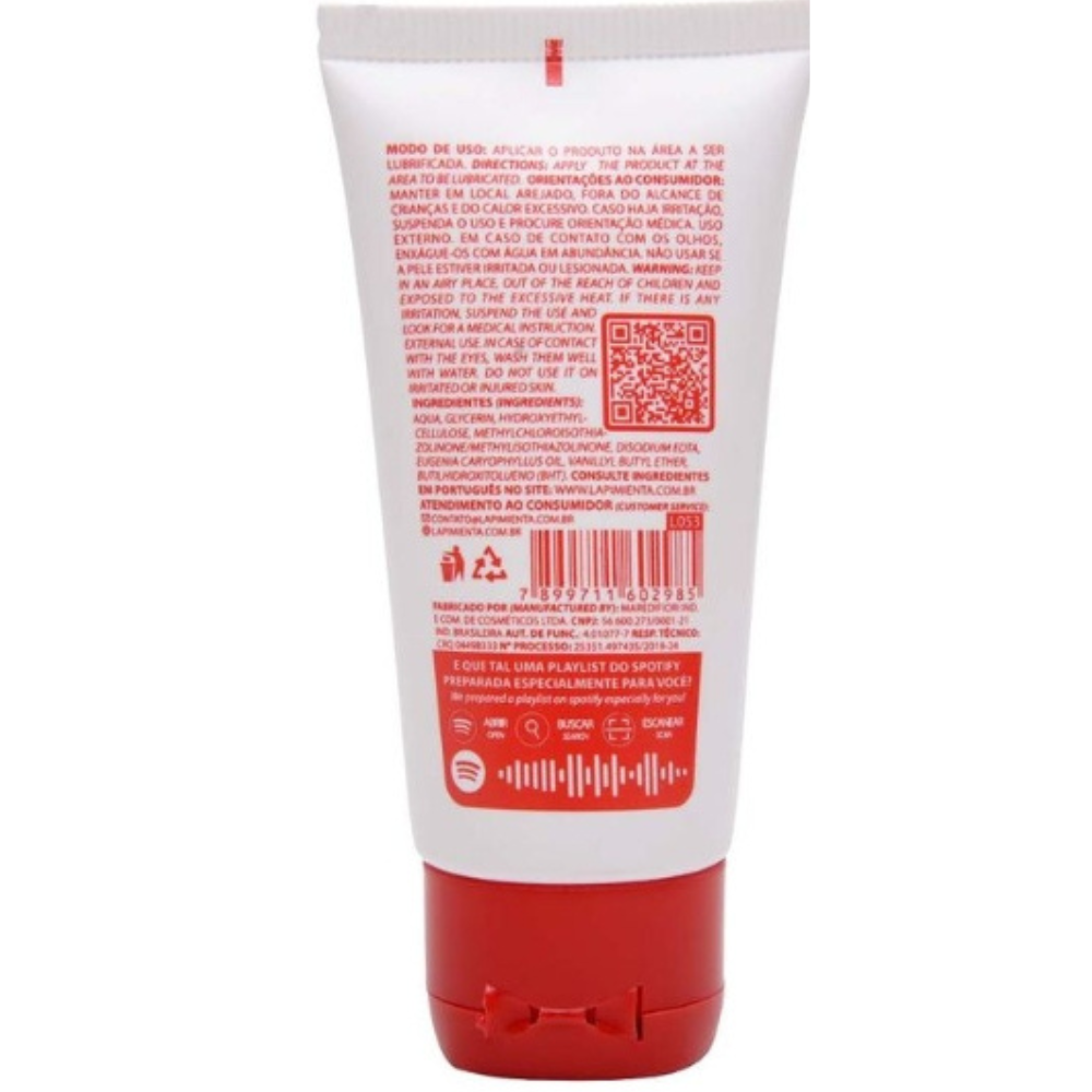 Lubrificante Love Lub Hot 60G La Pimienta