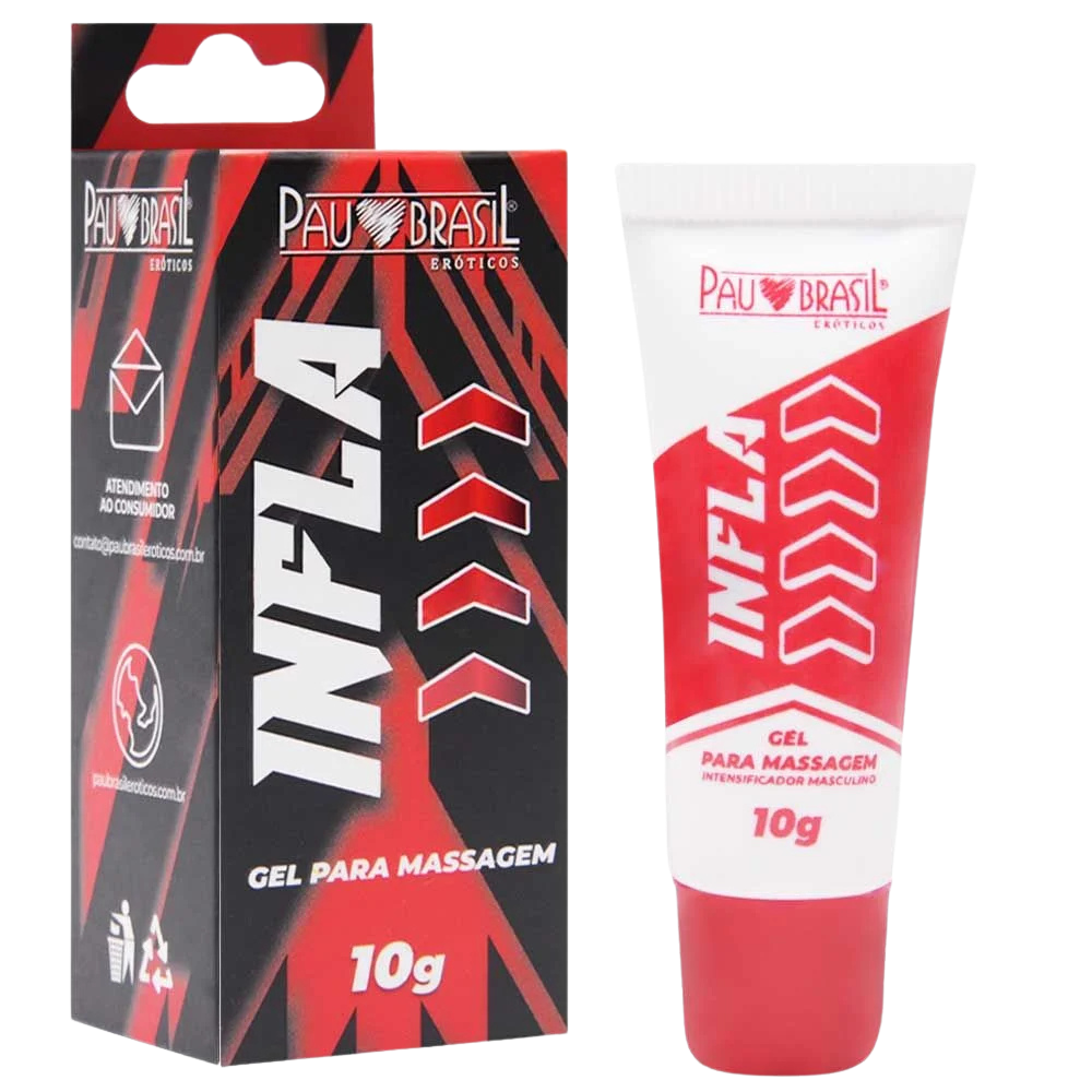 Infla Gel Intensificador Masculino 10G Pau Brasil