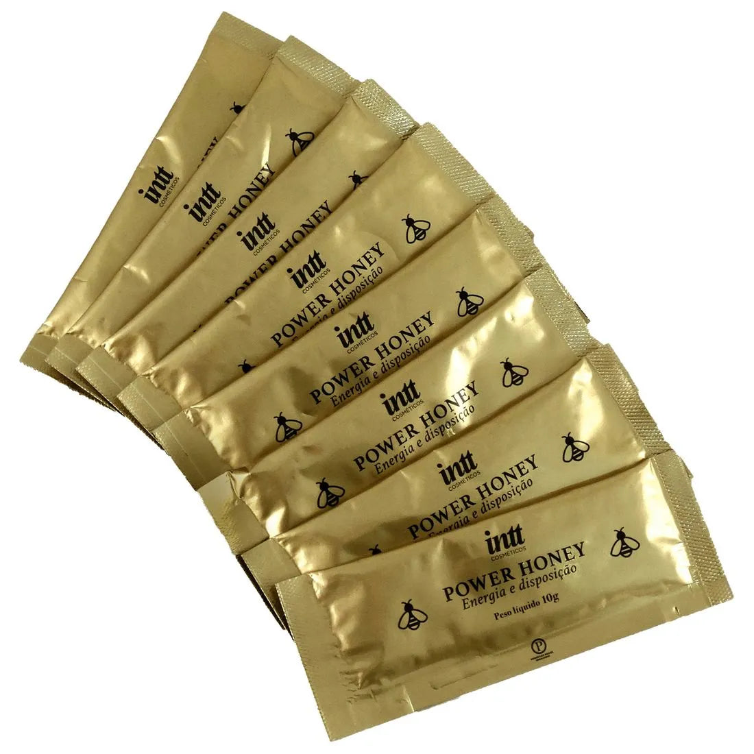 Power Honey Energia e Disposição Suplemento Alimentar Liquido Unissex em Sachê 10g Intt