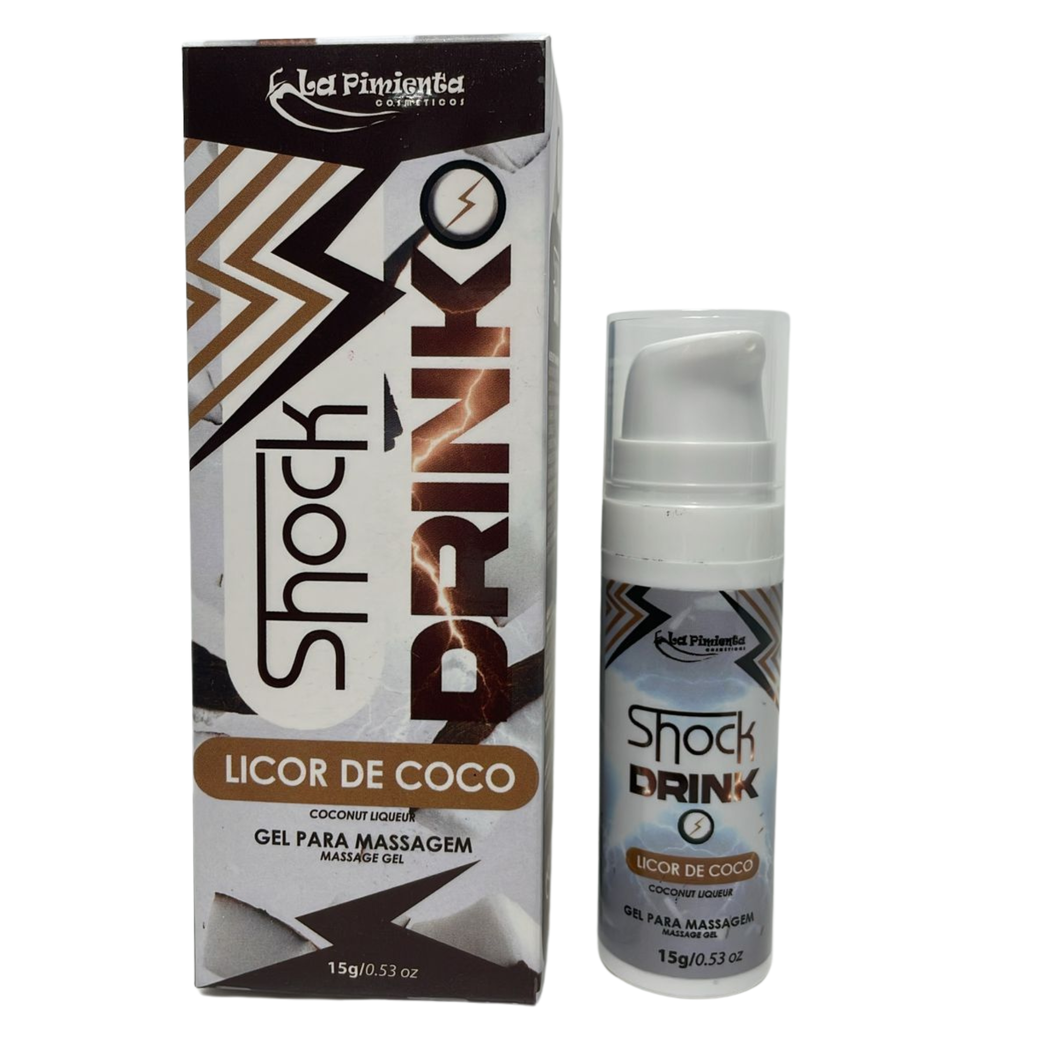 Shock Drink Gel Vibrador Liquido Excitante 15g La Pimienta