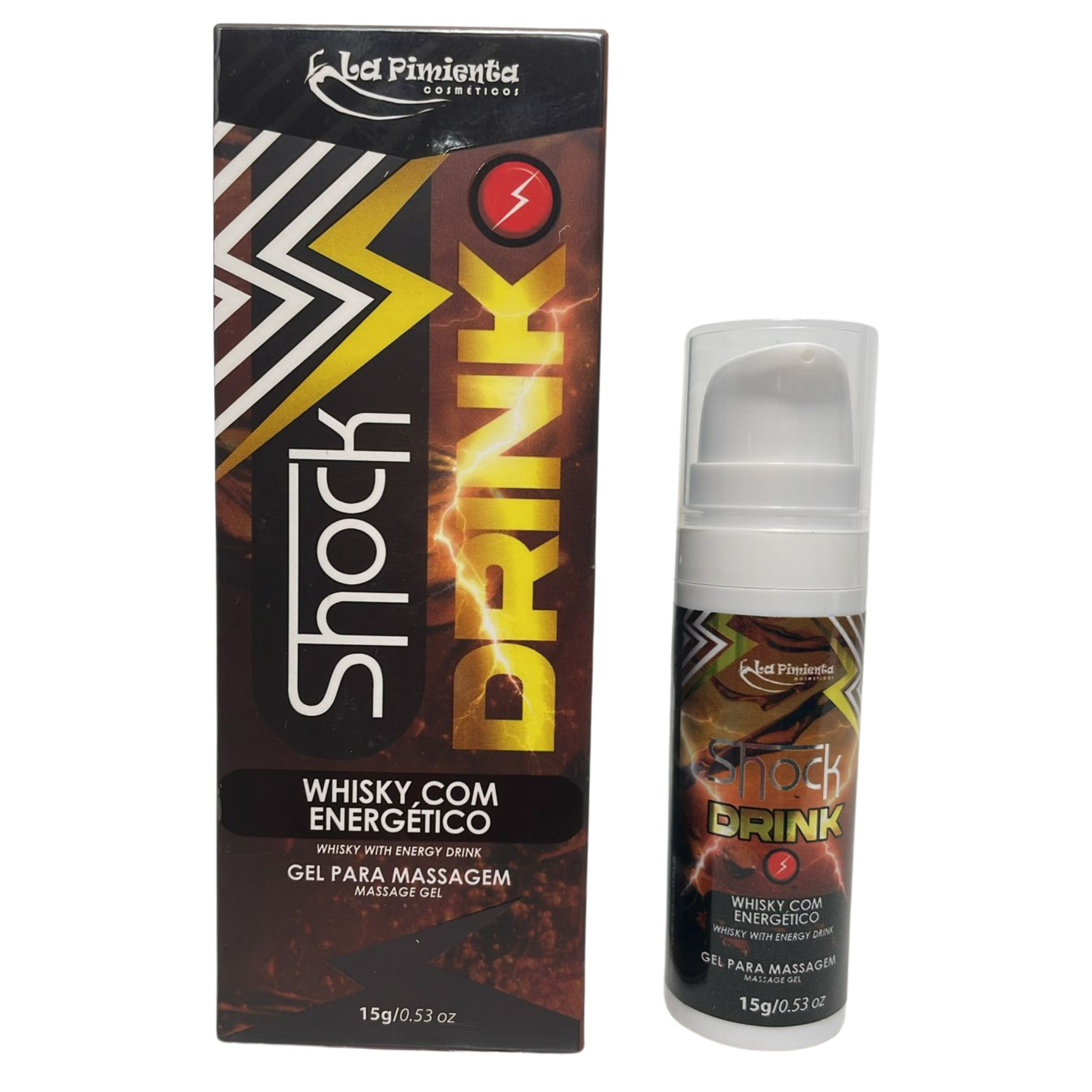 Shock Drink Gel Vibrador Liquido Excitante 15g La Pimienta