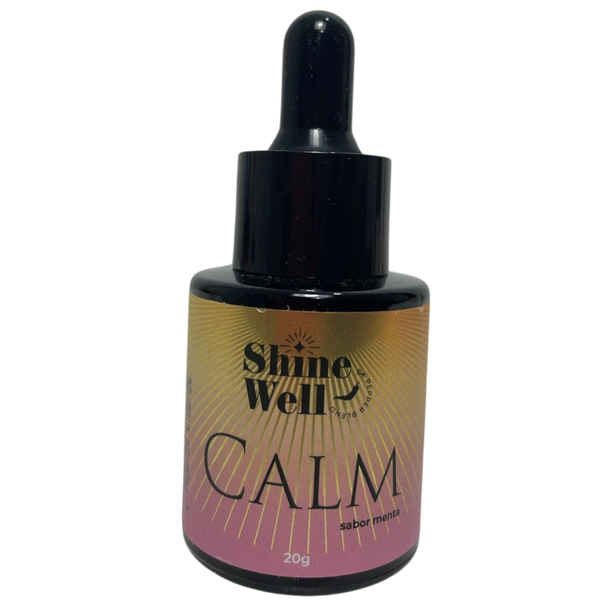 Calm Bala Líquida Calmante 20ml Linha Shine Well Pepper Blend