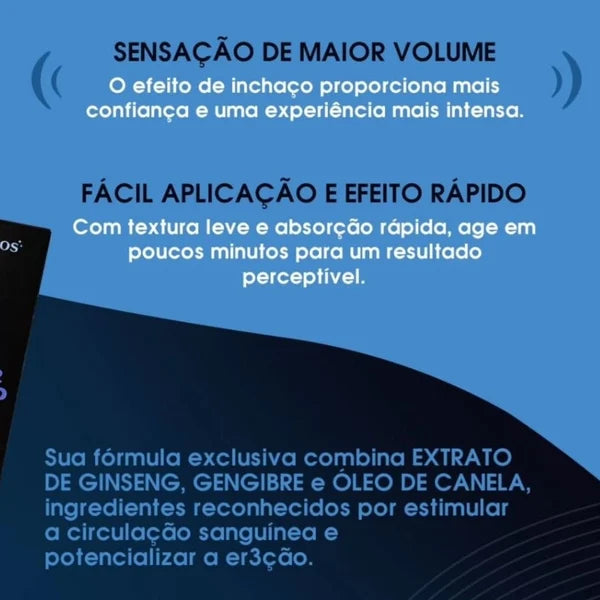Super Legend Gel Masculino Intensificador De Volume 15Ml Feitiços